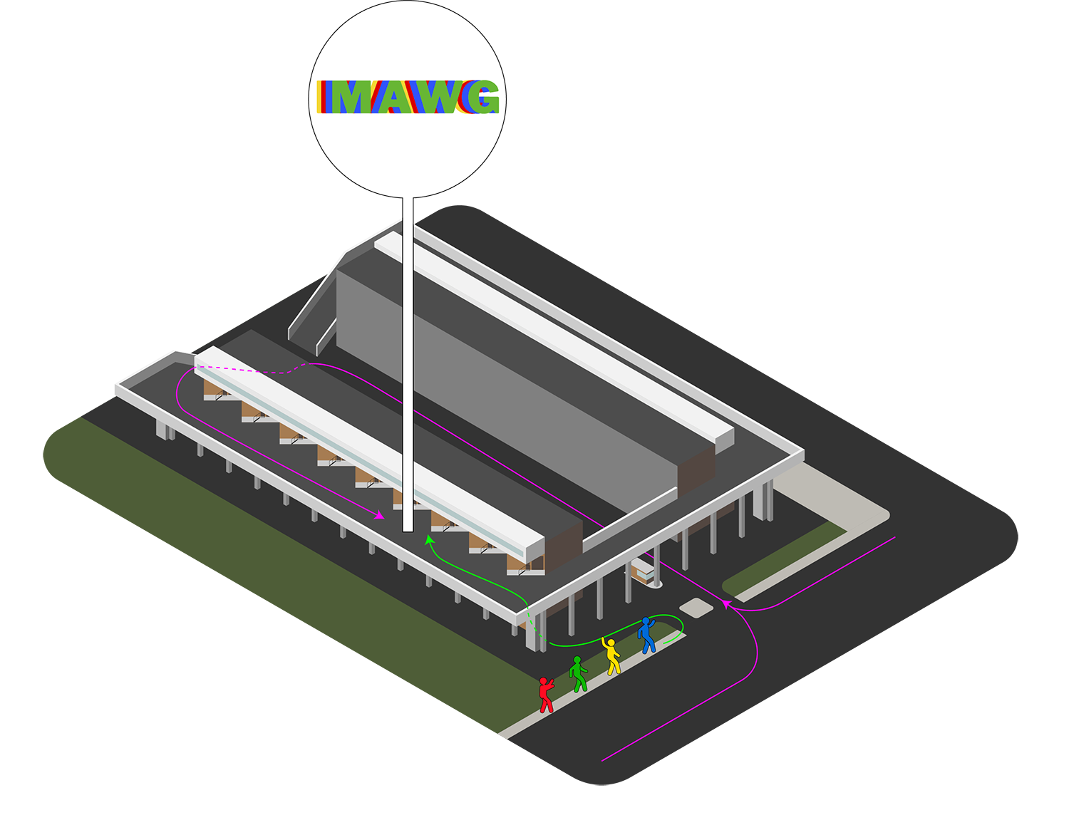 Mawg Design location map — 500 Keele St, Toronto