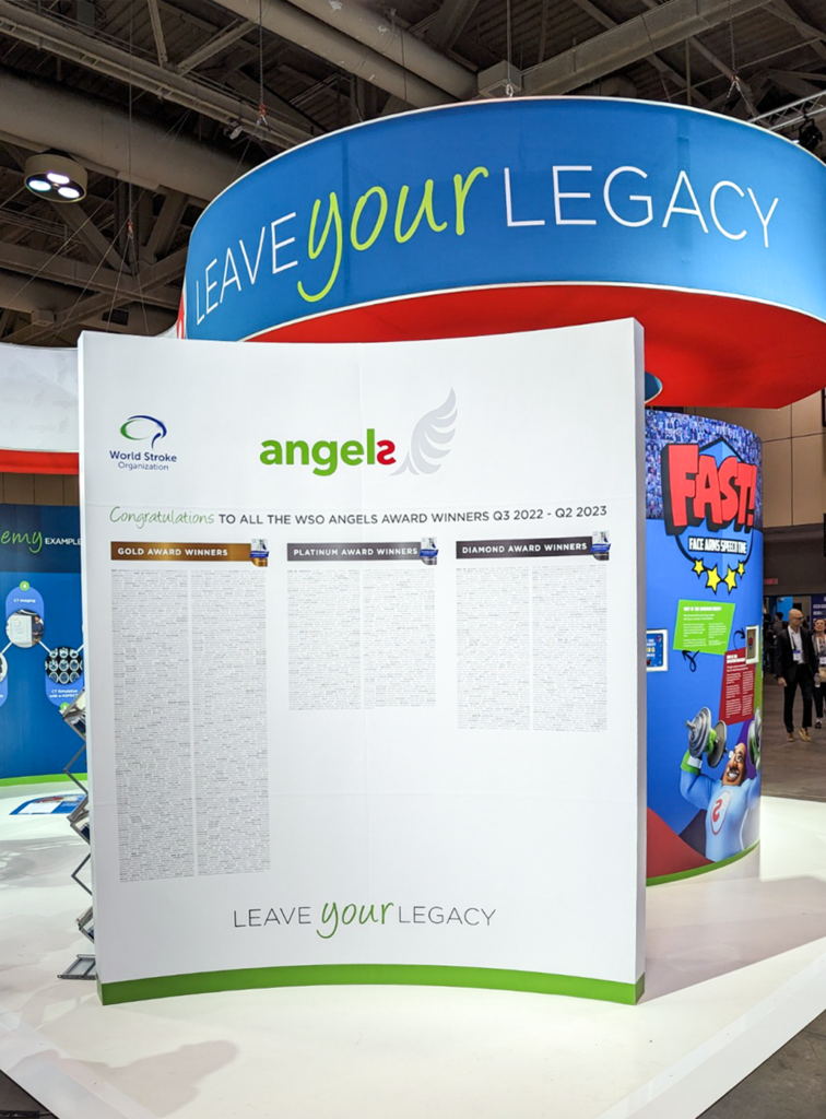 Boehringer booth — screen wall