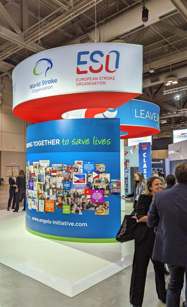 Boehringer booth — interactive iPads