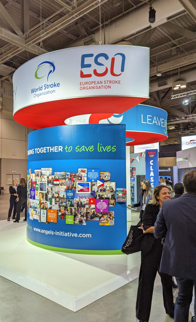 Boehringer booth — interactive iPads