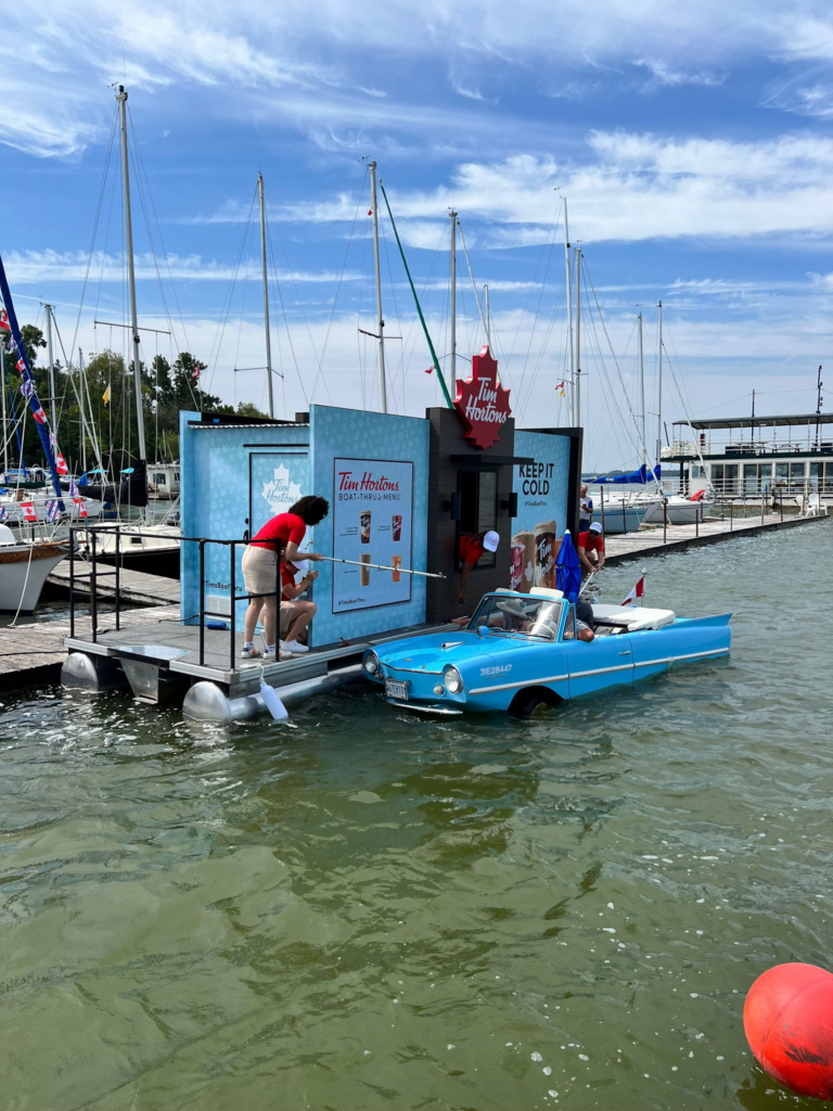 Tim Hortons Boat-Thru crew