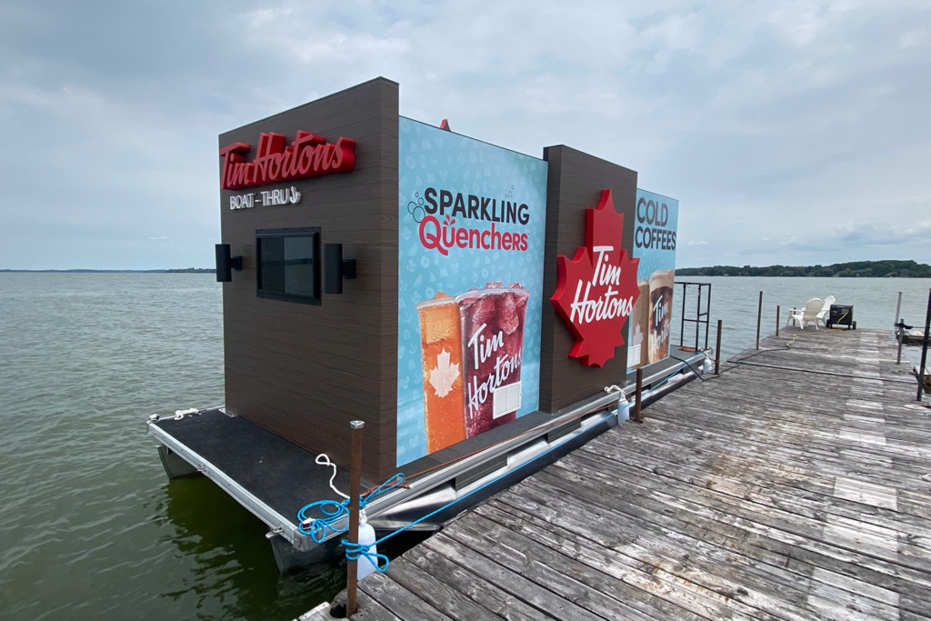Tim Hortons Boat-Thru